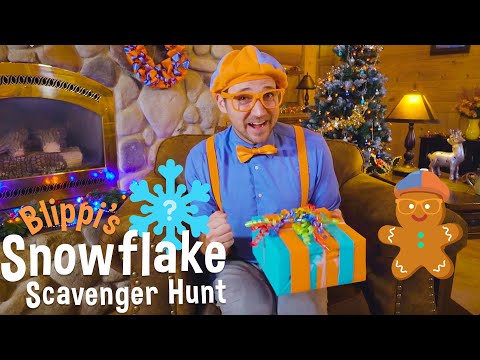 Blippi's Holiday Movie – Christmas Scavenger Hunt for Kids